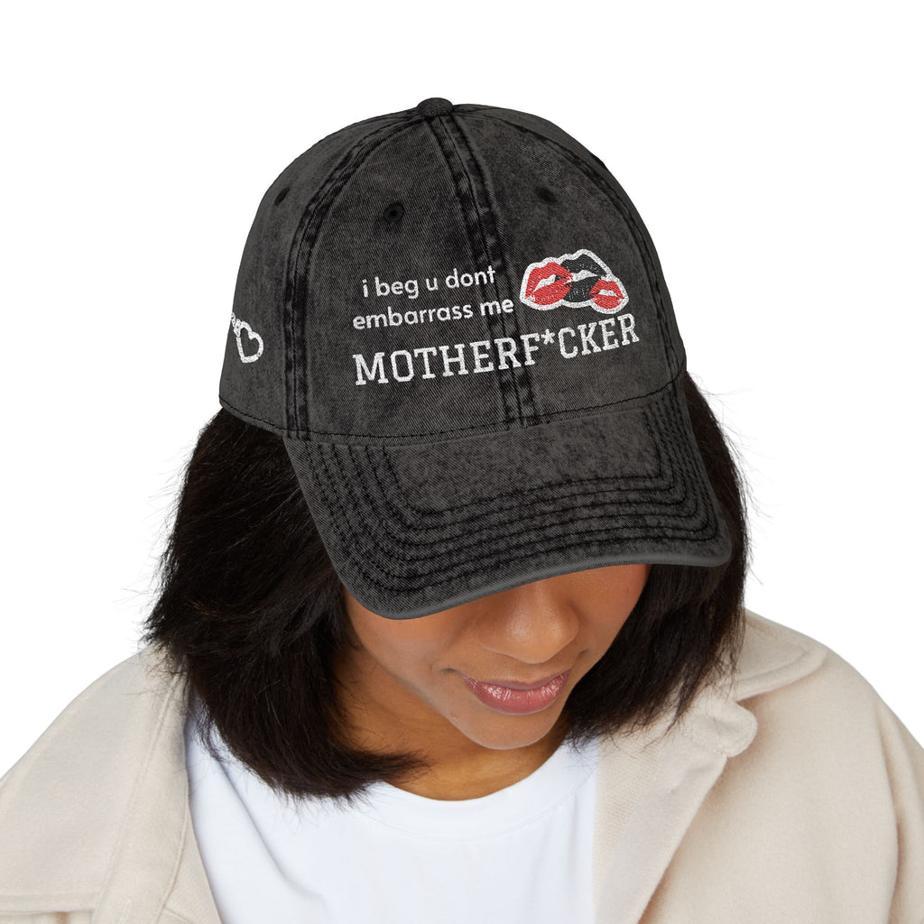 Plz Plz Plz - Vintage Cap (Embroidery)