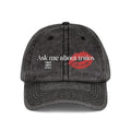 Ask me about trains - Stray Kids - Vintage Cap (Embroidery)