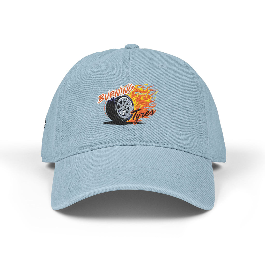 Burnin Tyres - Denim Hat (Embroidery)