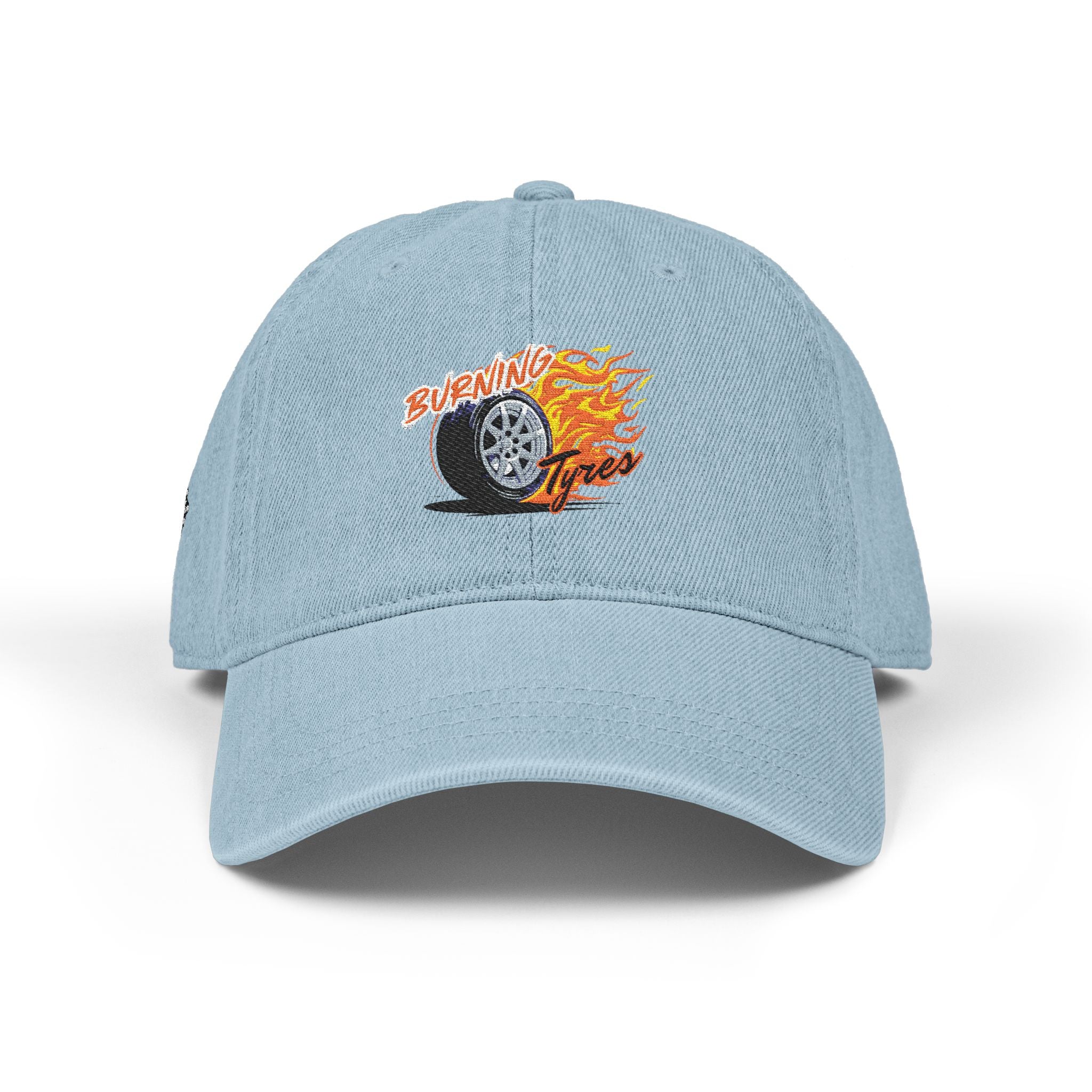 Burnin Tyres - Denim Hat (Embroidery)