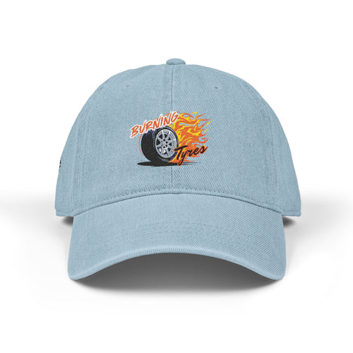 Burnin Tyres - Denim Hat (Embroidery)