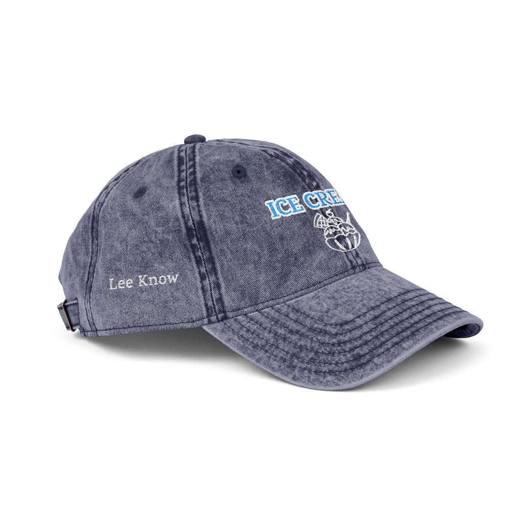 Ice Cream - LeeKnow - Vintage Cap (Embroidery)