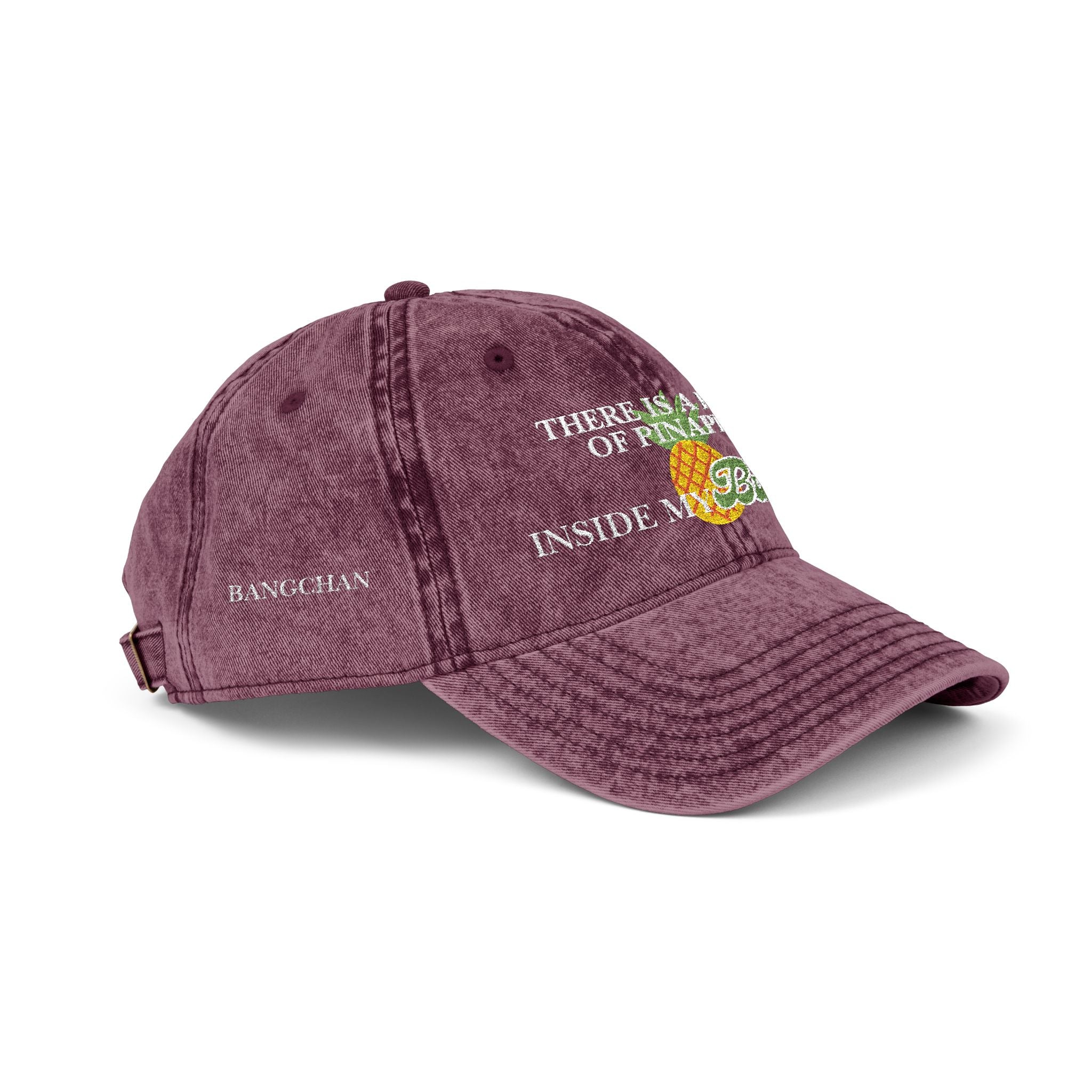 Pineapple - BangChan - Vintage Cap (Embroidery)
