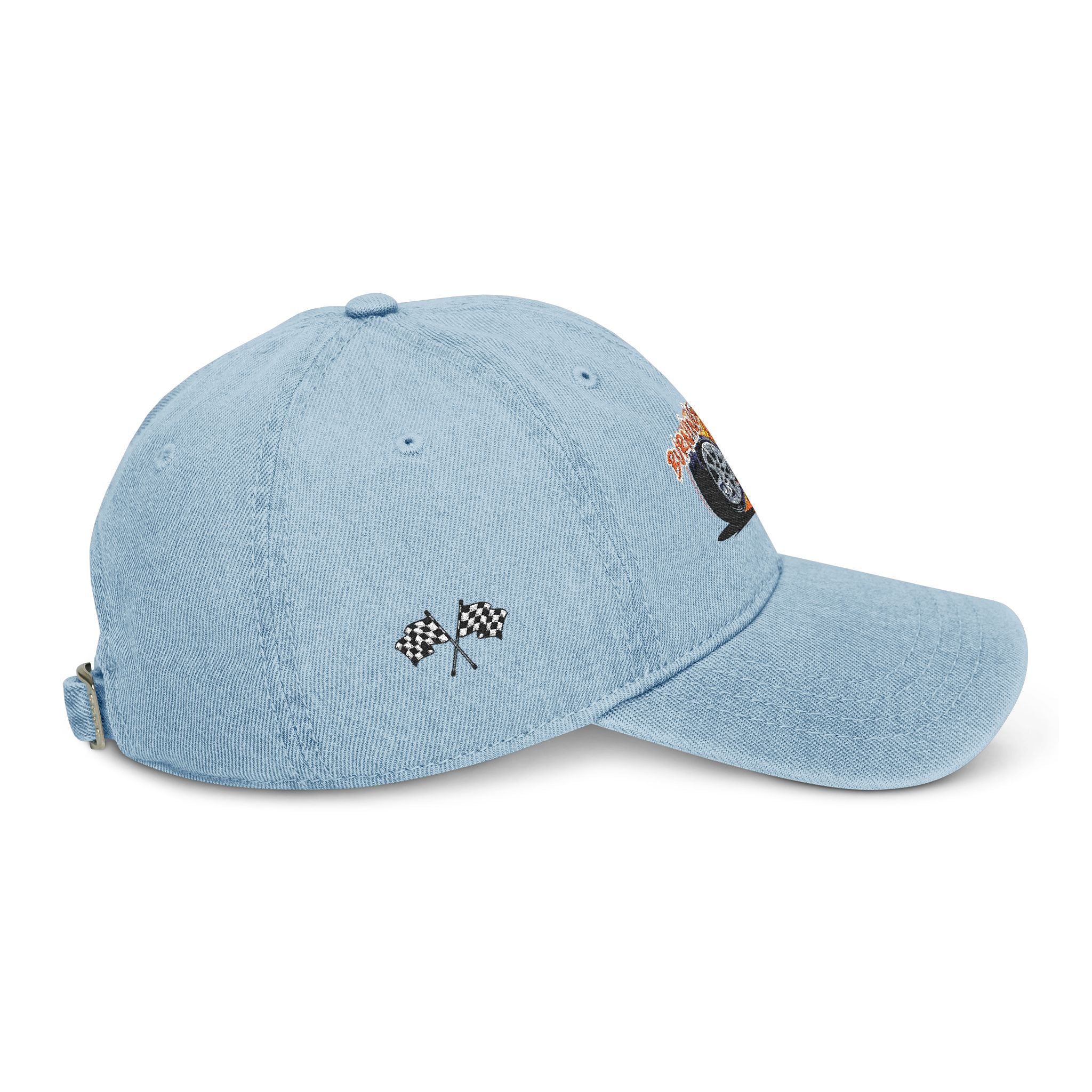 Burnin Tyres - Denim Hat (Embroidery)