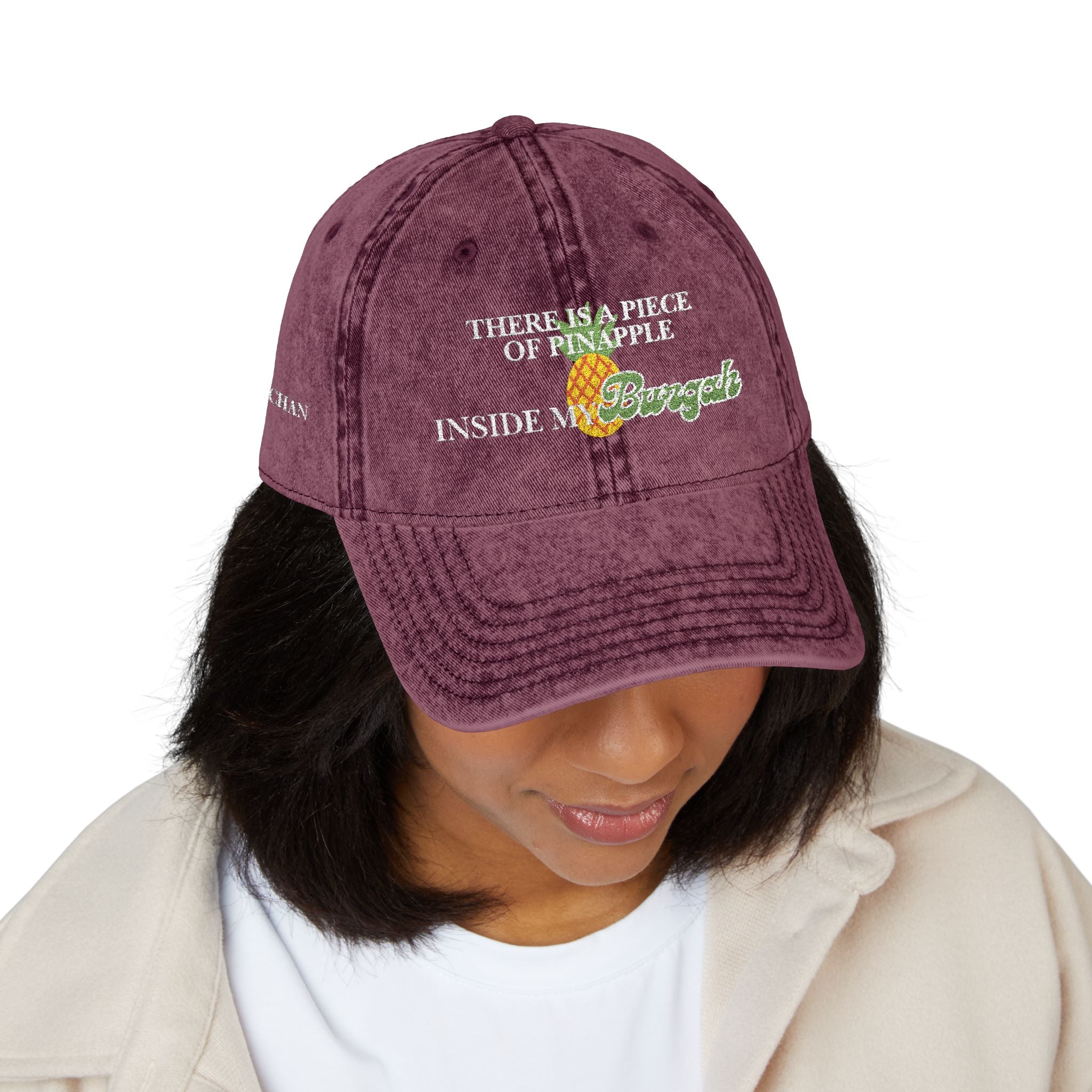 Pineapple - BangChan - Vintage Cap (Embroidery)