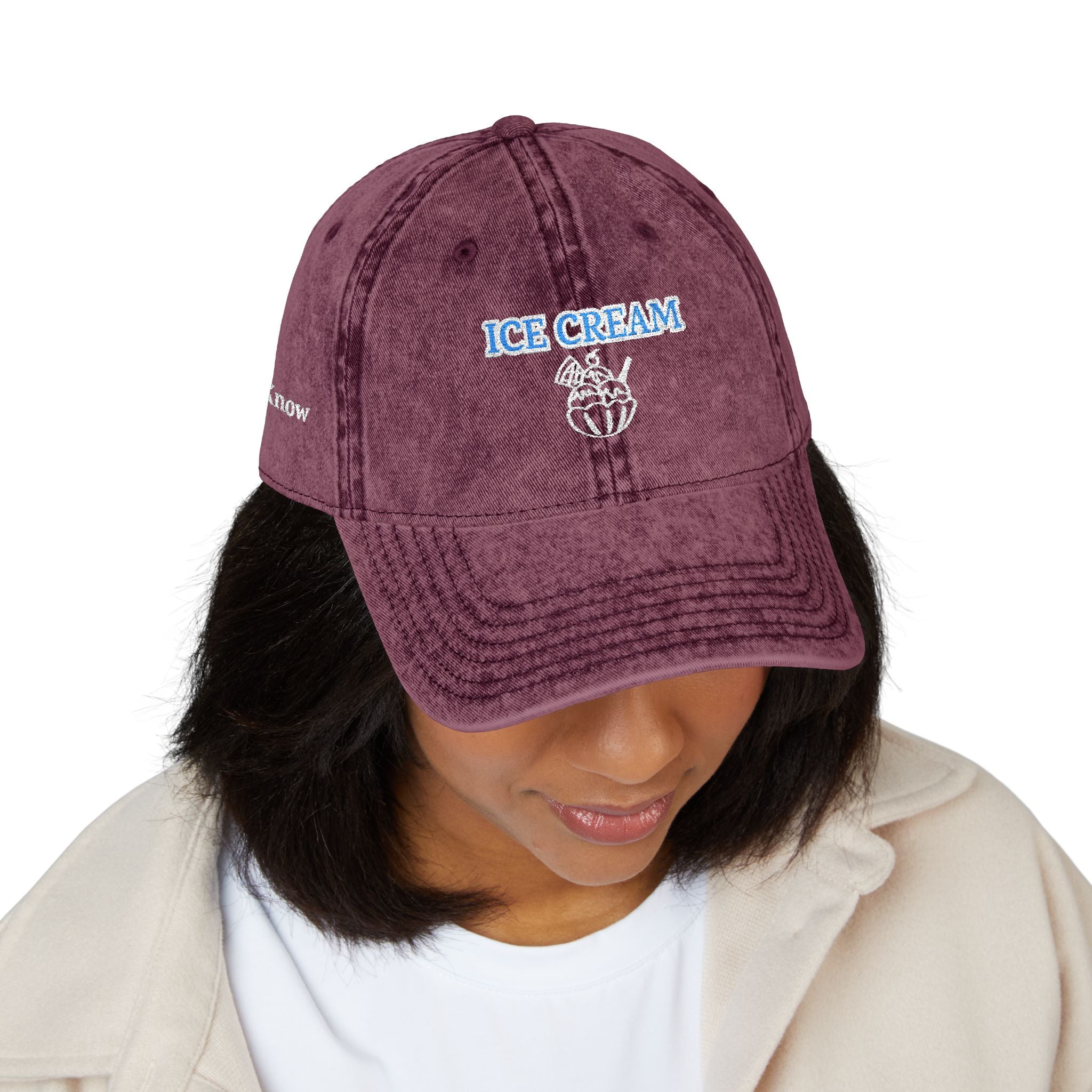 Ice Cream - LeeKnow - Vintage Cap (Embroidery)