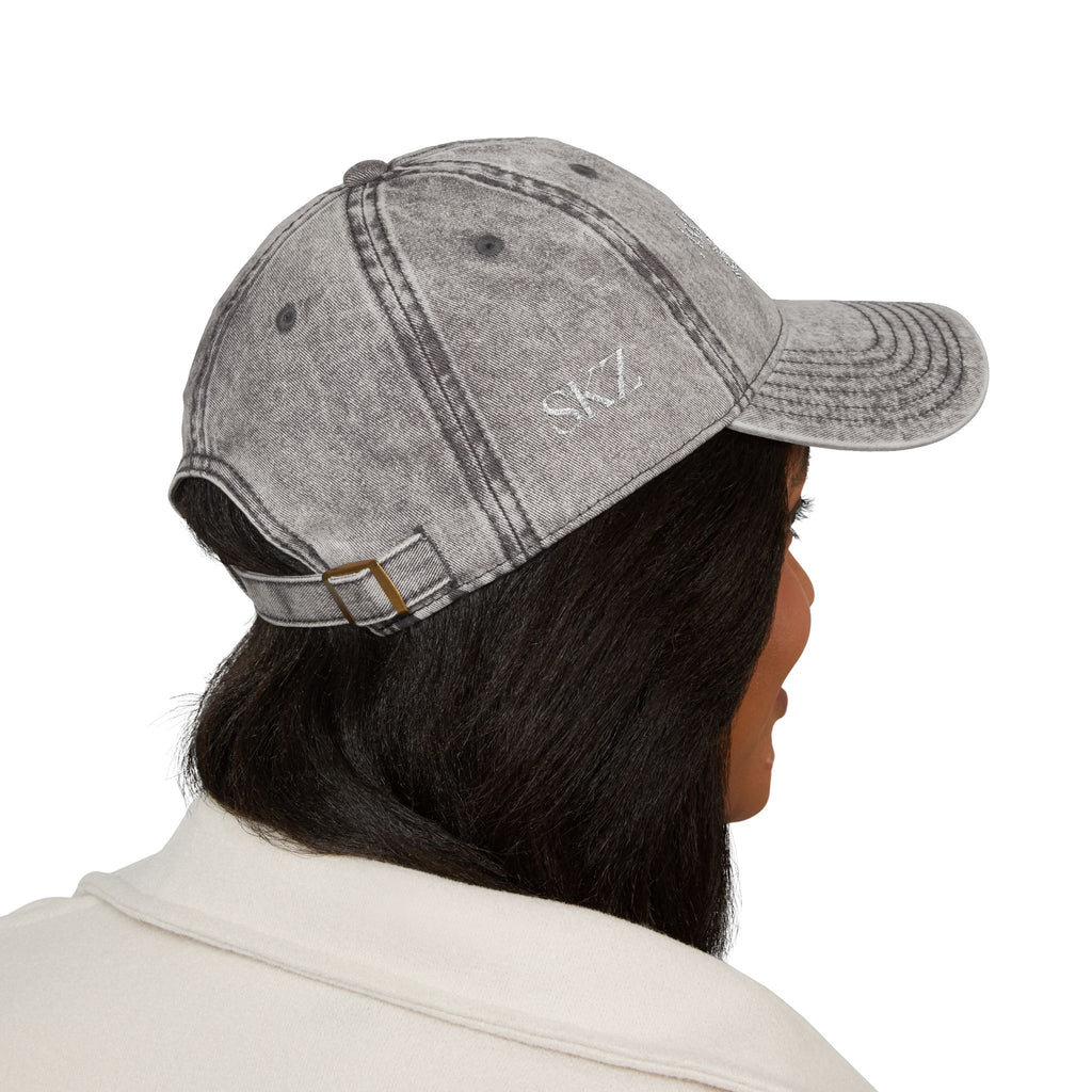 Ask me about trains - Stray Kids - Vintage Cap (Embroidery)